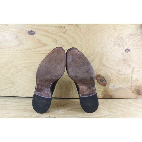 Allen Edmonds Shoes Mens 15 B Chester Black Leather Wingtip Oxford USA - Picture 8 of 12